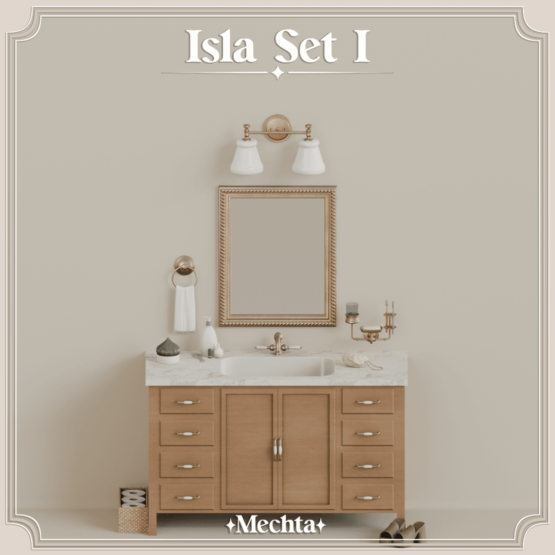 Скриншот мода Набор для ванной Isla Set I